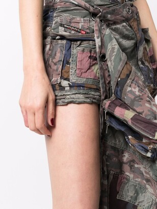 スカート Diesel Draped camouflage-patchwork Skirt Diesel Draped camouflage-patchwork Skirt - メルカリ